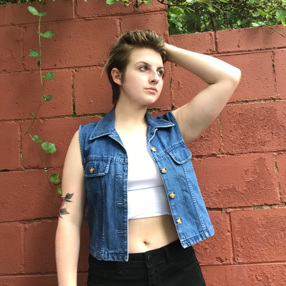 Vintage 90s Denim Vest
